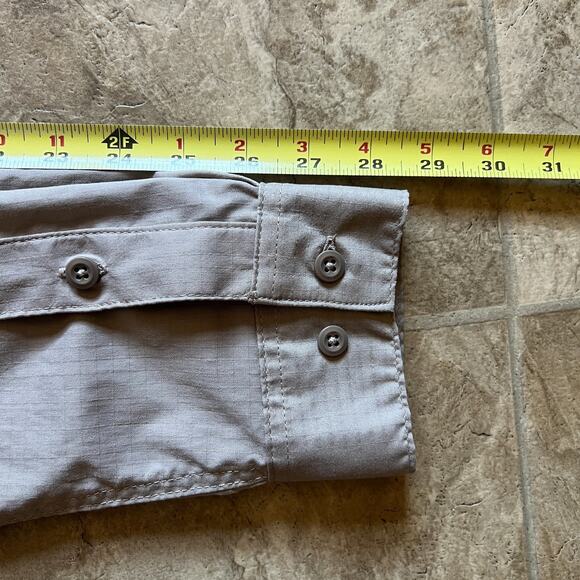 5.11 Tactical Mens Button-down Shirt L Rip Stop Workwear Utility Outdoor Uniform - Picture 8 of 8